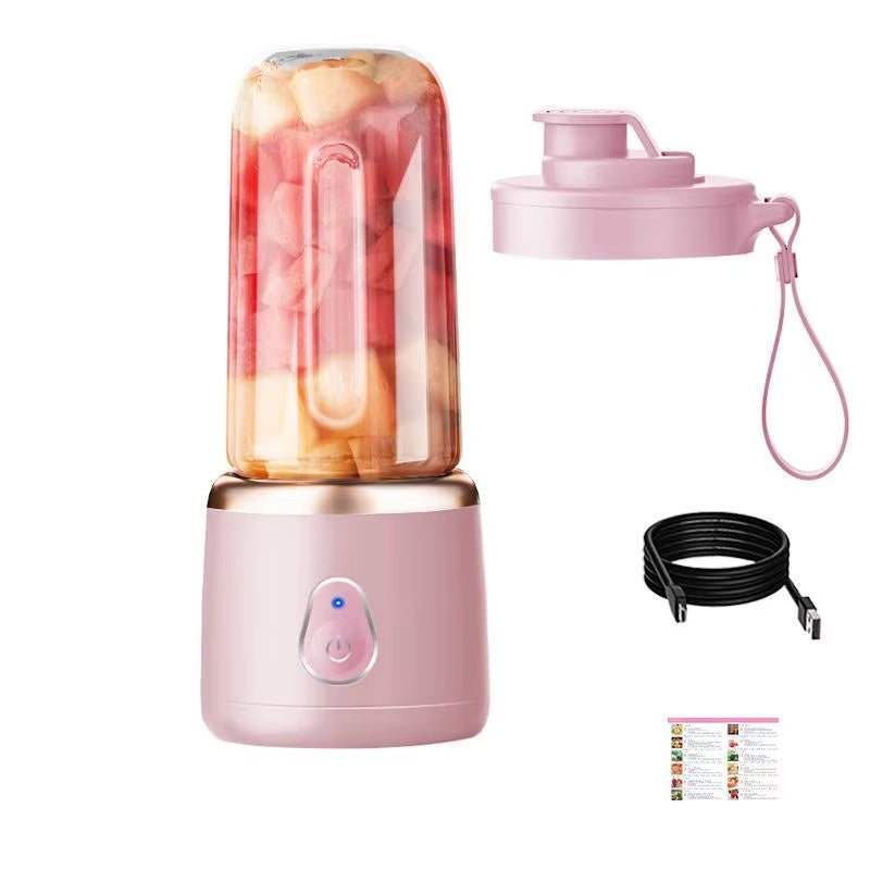 Xiaomi Portable Juicer Cup 400ML for Shakes Smoothies Rechargeable USB Traveling Fruit Juicer Double Cup Fruit Blender