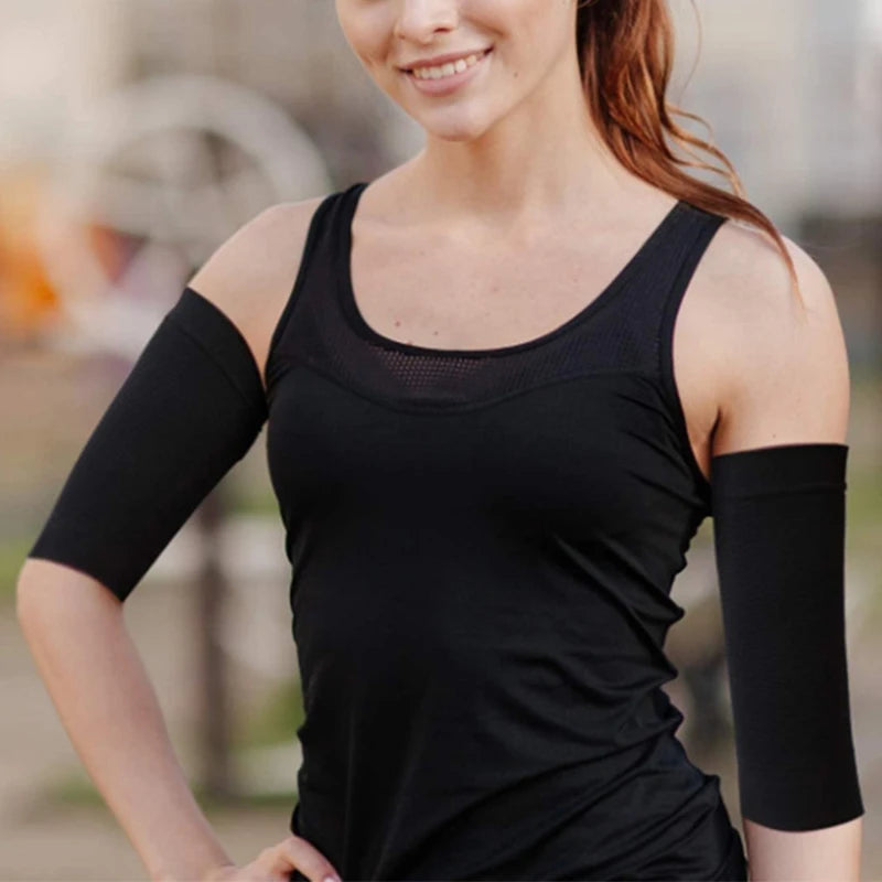 Slim Arms Trimmer Girdle Weight Loss Sleeves Elastic Fat Slimmer Trainer Massager Women Slimming Wrap Belt Band Upper Arm Shaper
