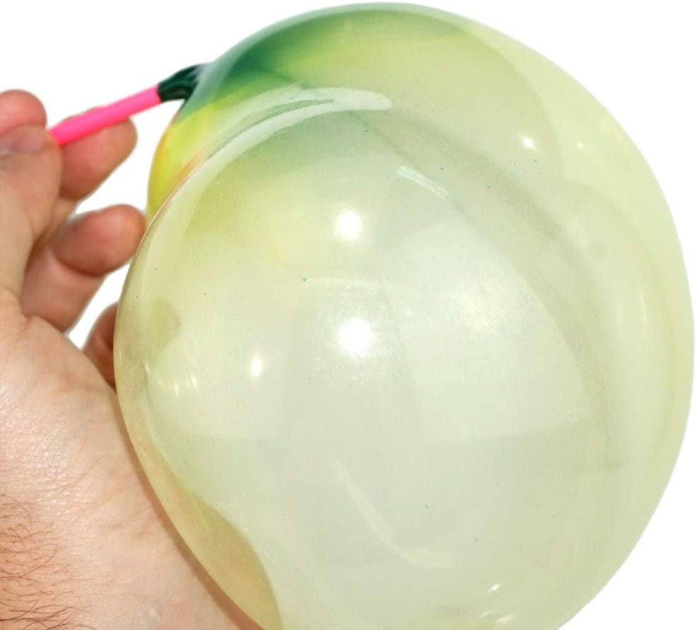 Bloonies Magic Plastic Bubbles Balloons Variety Pack (8 Tubes per Pack)| Kids Super Elastic | Blow up Balloons with Straw | Party Favors and Gifts Fidget Toy. 774-1A