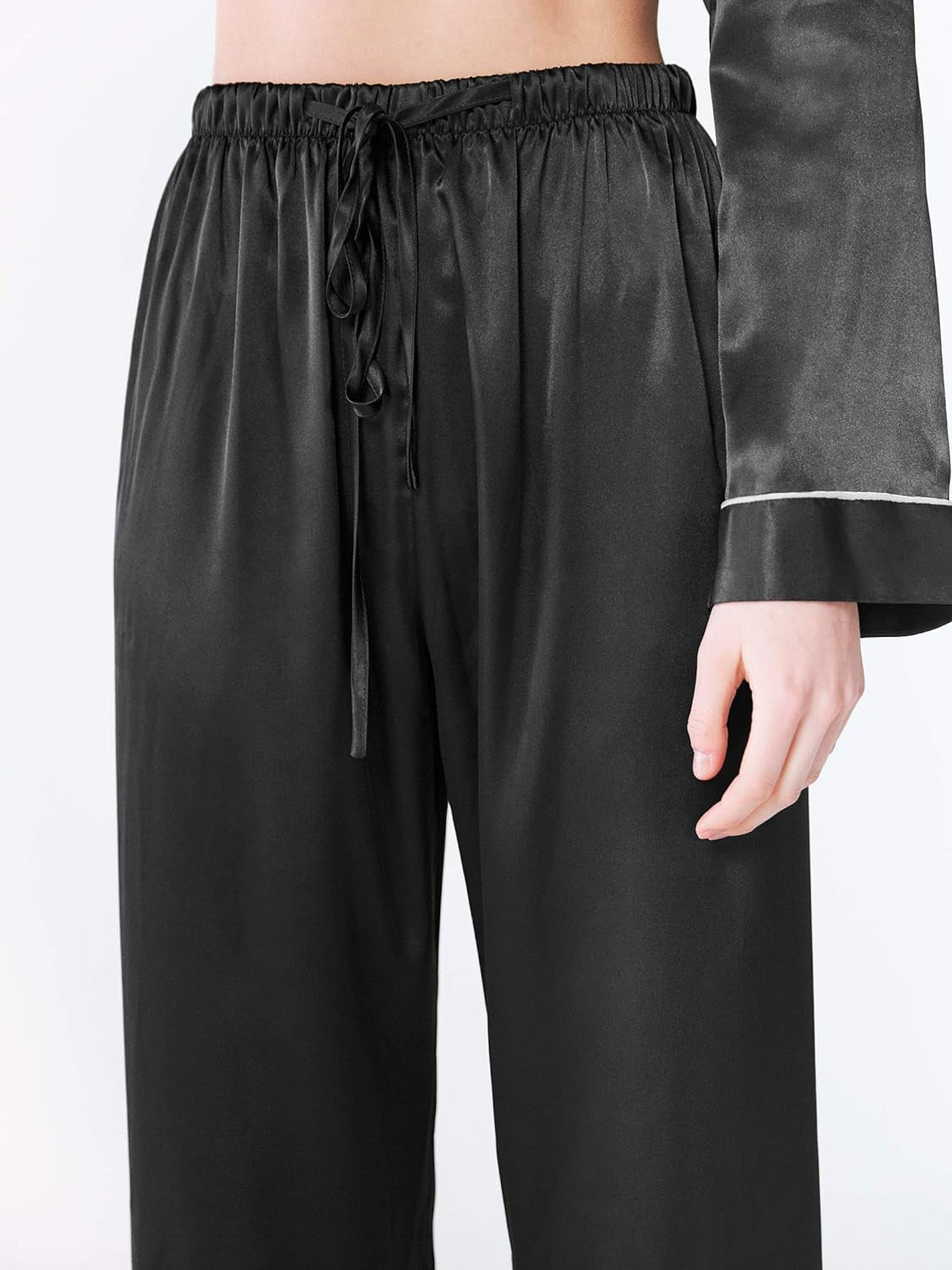 Lola's High Quality Silk Satin Set Soft Loungewear /Pj Button down Long Sleeve  2 Piece S-XL