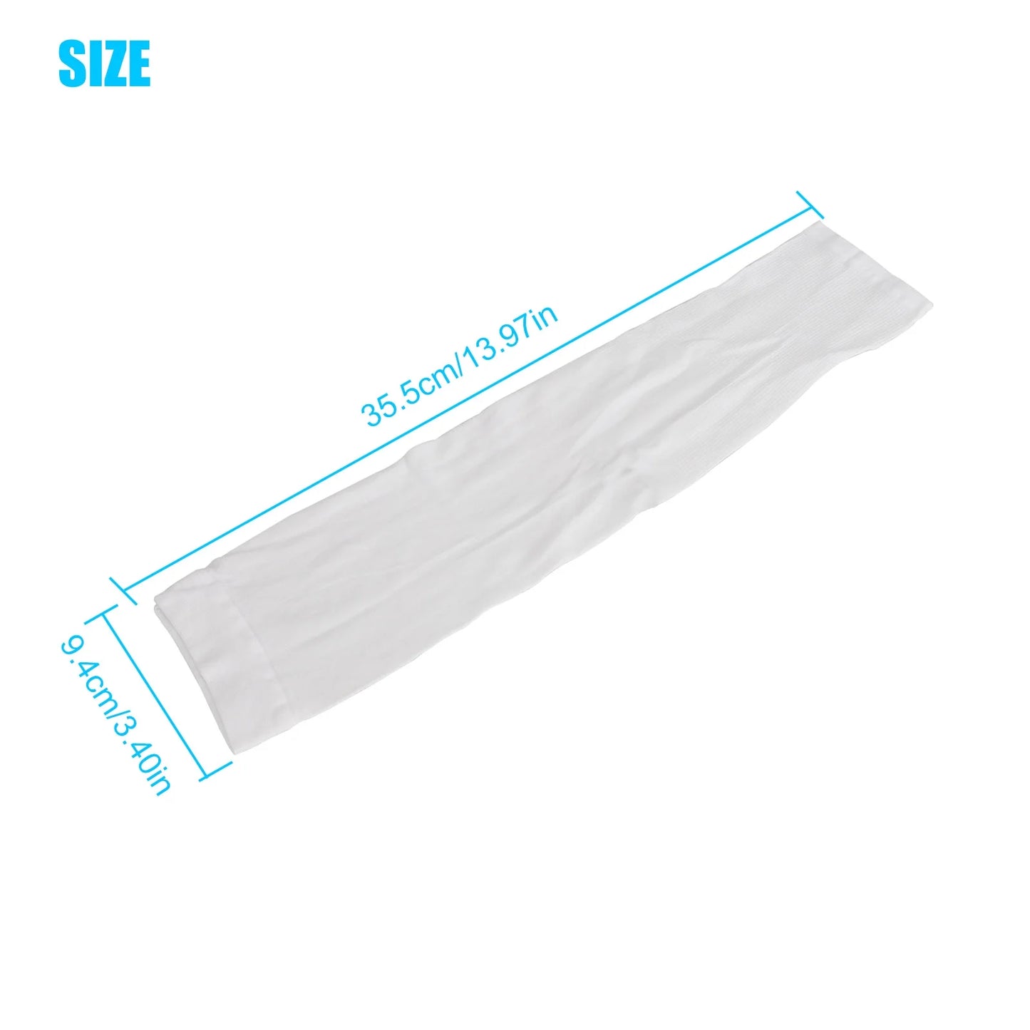 3 Pairs of Cooling Arm Sleeves, Eeekit UV Sun Protection Arm Sleeves for Men Women, Long Ice Silk Sun Protective Arm Sleeves Cover for Cycling Outdoor Sports Golf Running, 13.8Inch
